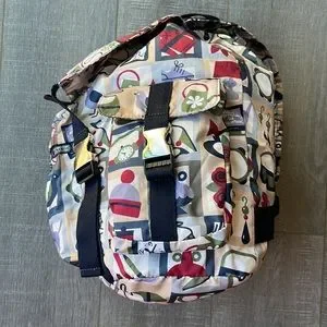 EUC Anders Wenngren Lesportsac Backpack LeSportsac Anders Wenngren Print Nylon Purse Shoulder  main image 4